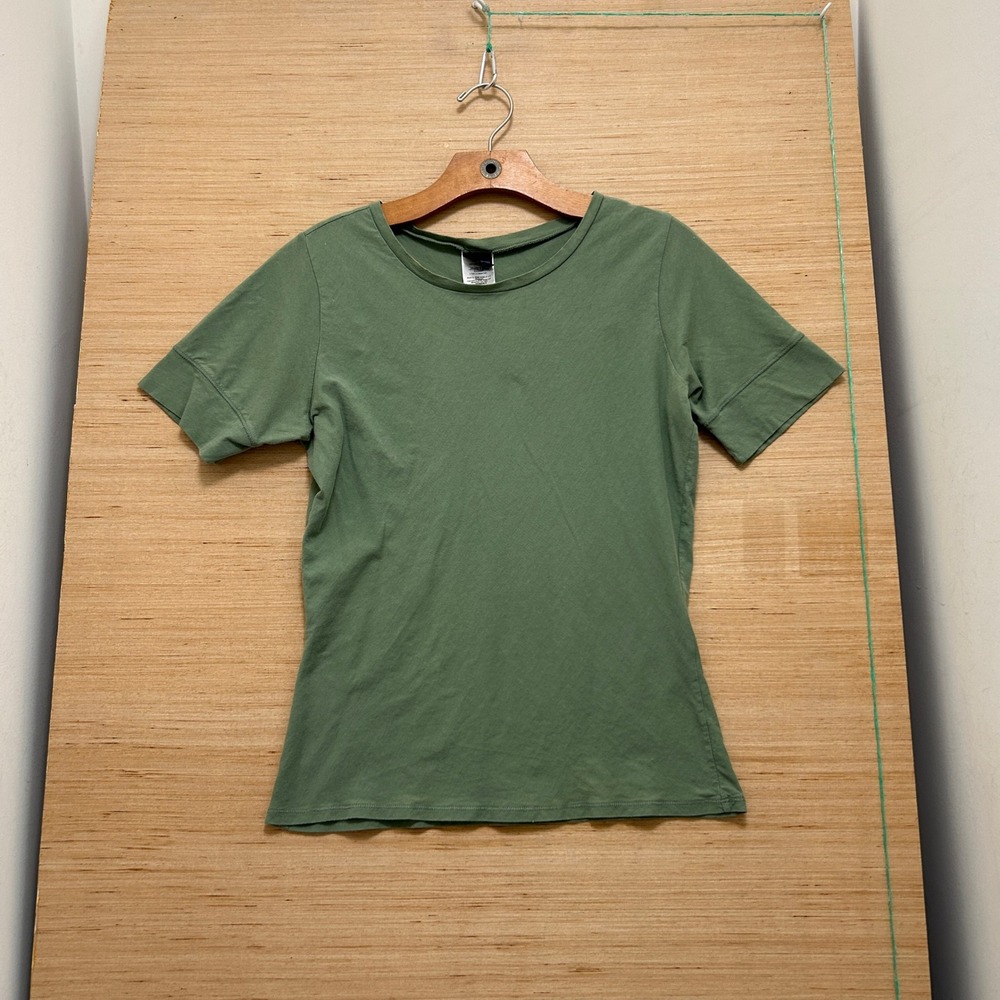 Patagonia Womens Sage‎ Green Organic Cotton Short Sleeve T-Shirt Size M 51044